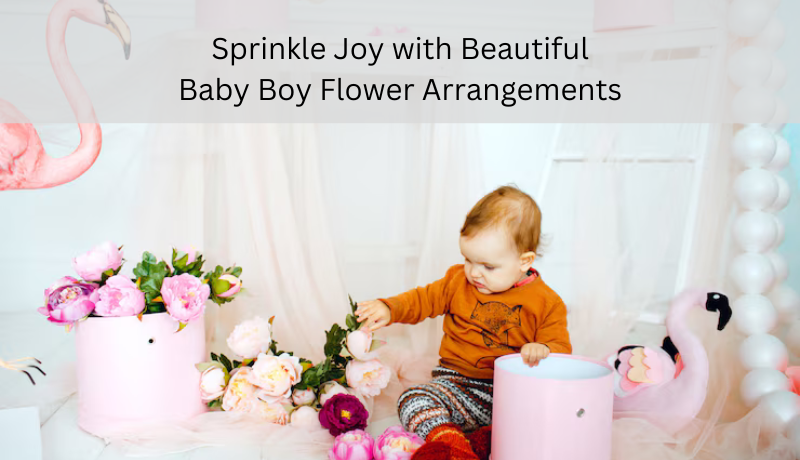 Sprinkle Joy with Beautiful Baby Boy Flower Arrangements