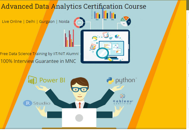 Best Data Analyst Training Course in Delhi, 110039. Best Online Live Data Analyst Training in Patna by IIT Faculty , [ 100% Job in MNC] July Offer’24, Learn Excel, VBA, MIS, Tableau, Power BI, Python Data Science and Board, Top Training Center in Delhi NCR – SLA Consultants India