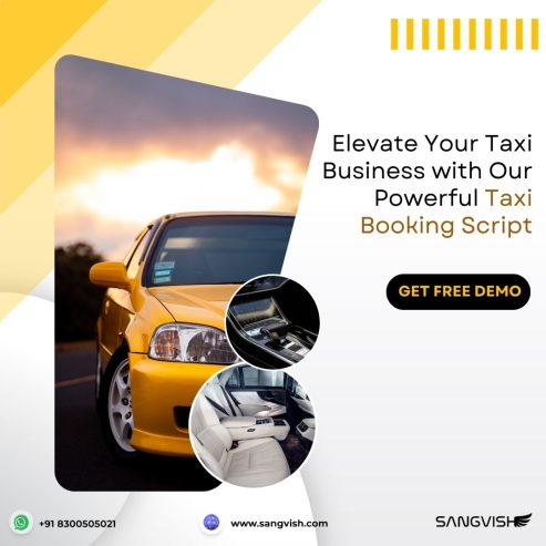 Elevate Your Taxi Service with Our Advanced Taxi Booking Script