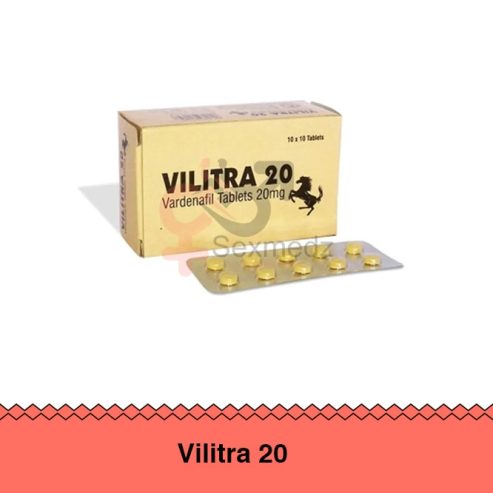 Vilitra 20mg – Beneficial tablet in the treatment ED