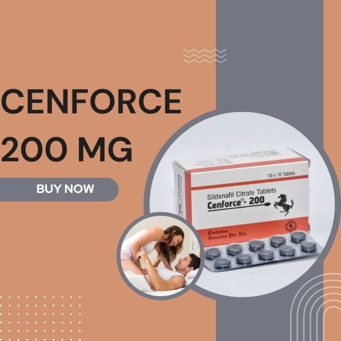 Cenforce 200mg – Powerful Sildenafil Tablet for Severe Erectile Dysfunction