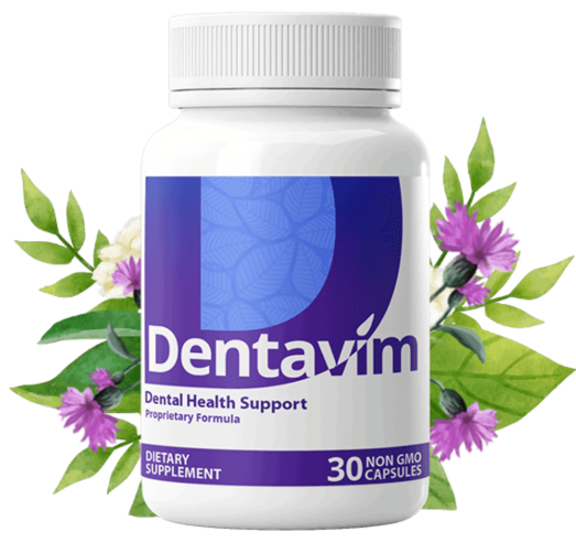 DentaVim Natural Dental Supplement for Stronger Teeth, Healthier Gums, and a Brighter Smile