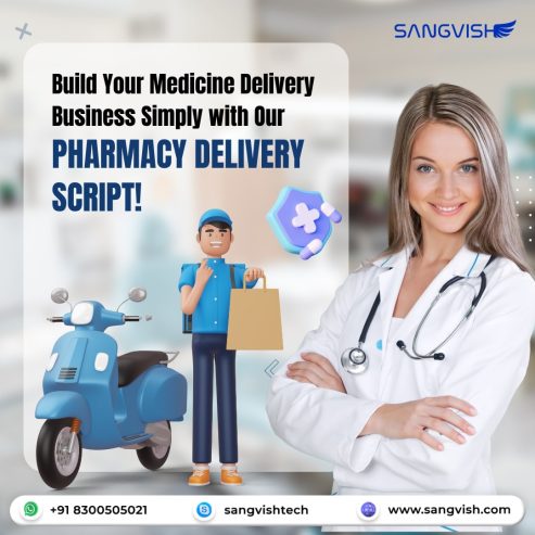 Pharmacy Delivery Script – Start a Profitable Online Medicine Delivery Business Today!