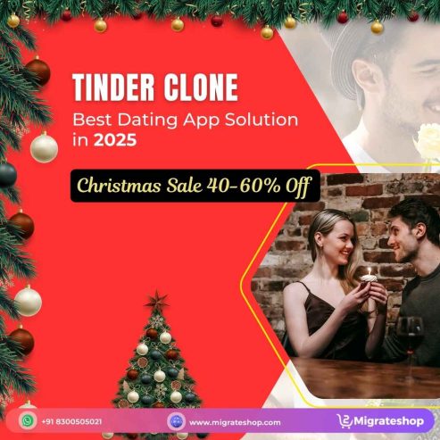 Launch Your Dating App in 2025 with Tinder Clone Script – Christmas Sale!